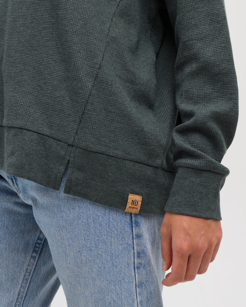 Green-Women_s-Waffle-Longsleeve
