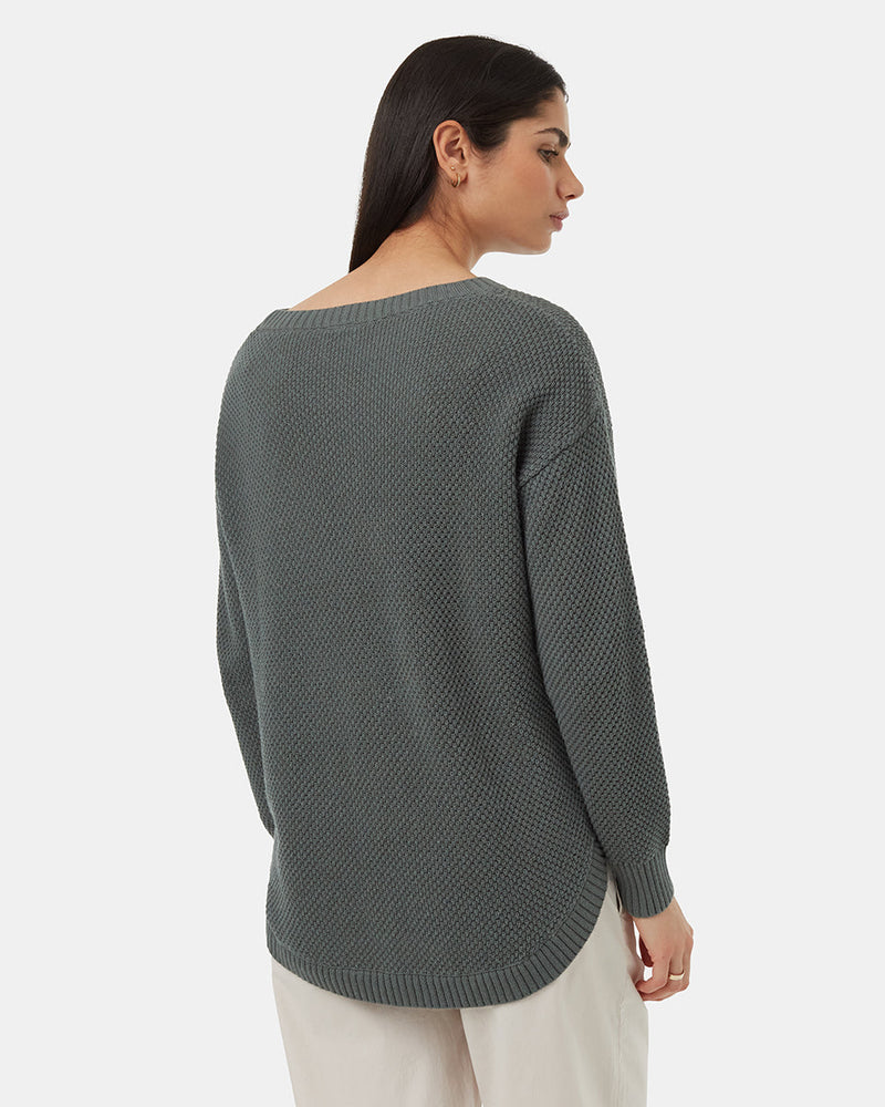 Green-Womens-Organic-Cotton-Knit-Sweater