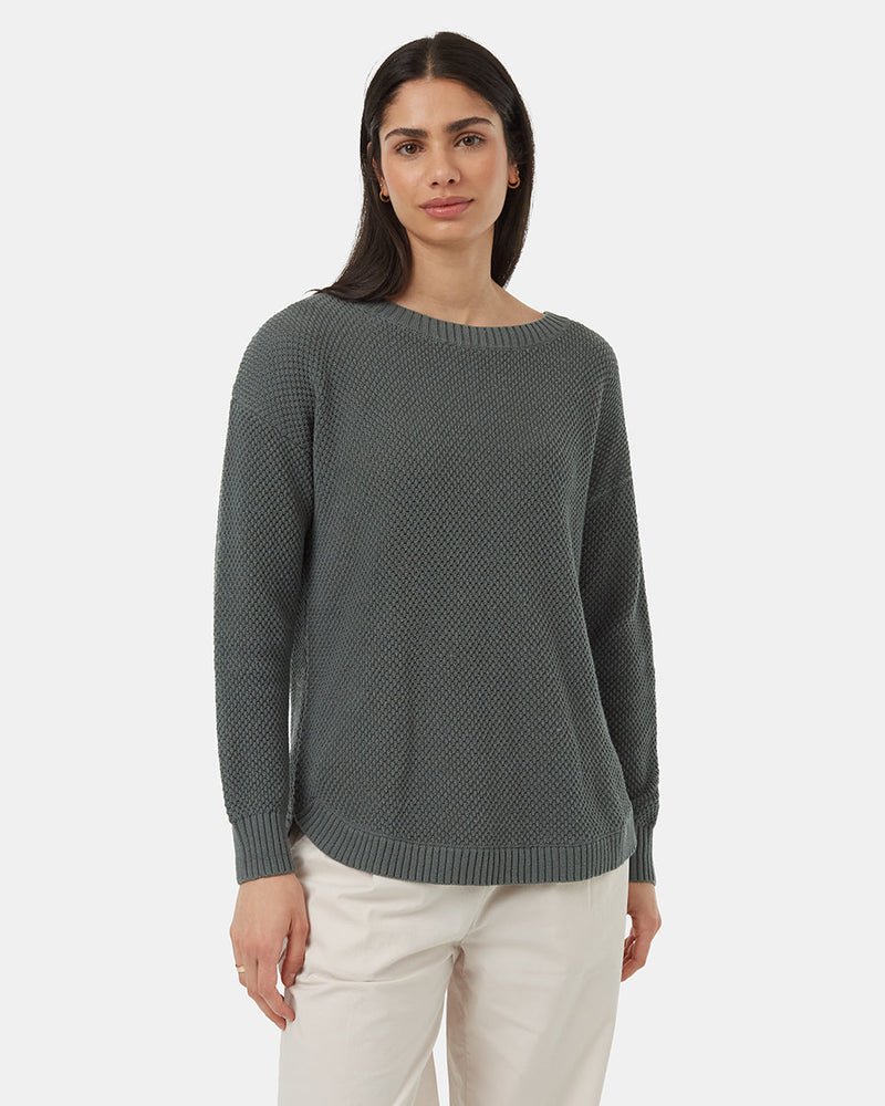 Green-Womens-Organic-Cotton-Knit-Sweater