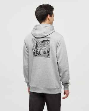 Grey-Eco-Friendly-Drawcord-Graphic-Hoodie