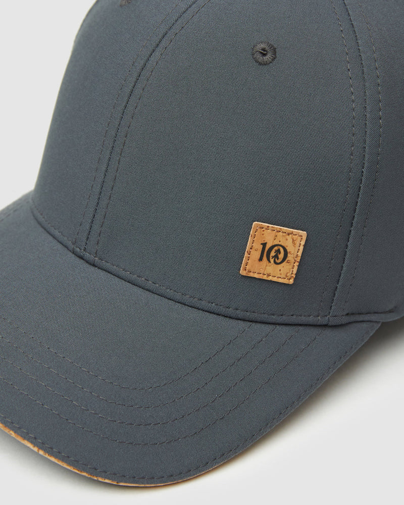 Grey-Fitted-Baseball-Cap