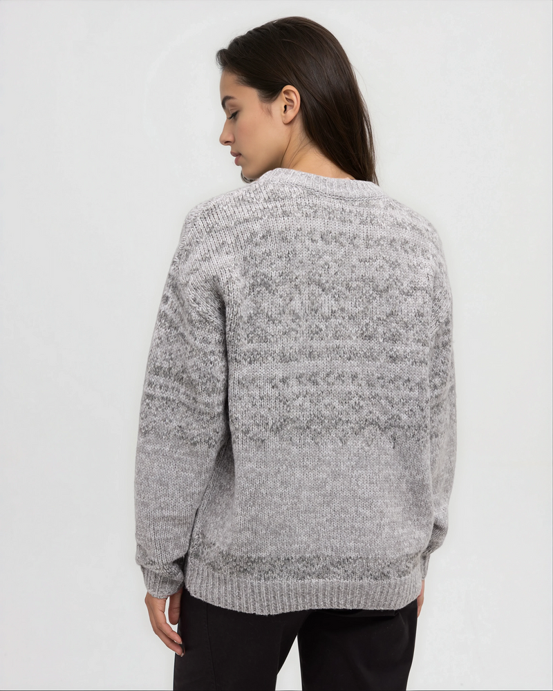 Grey-Women_s-Jacquard-Knit-Sweater