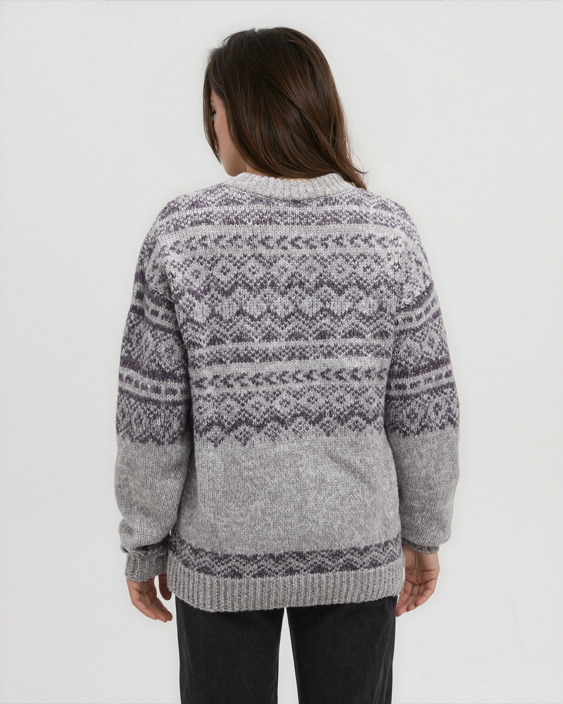 Grey-Women_s-Jacquard-Knit-Sweater