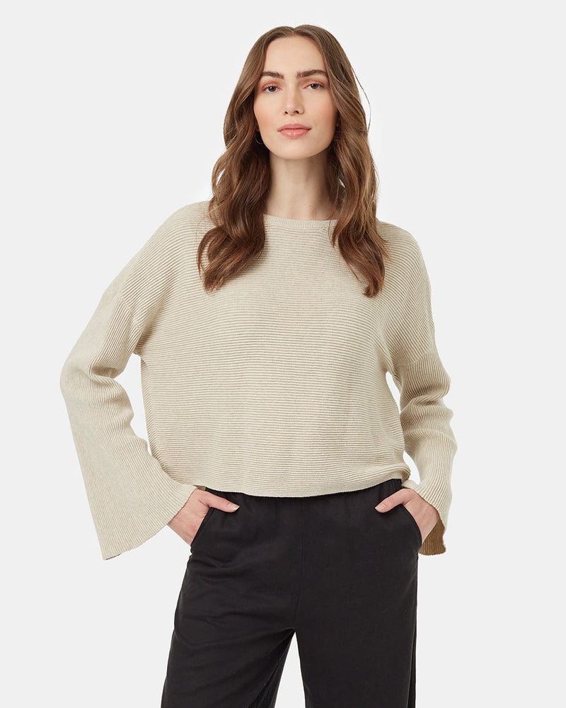 Oatmeal-Organic-Cotton-Boat-Neck-Sweater