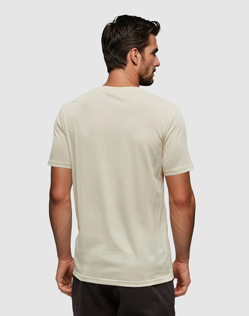 Oatmeal-Regular-Fit-Crew-Neck-T-shirt
