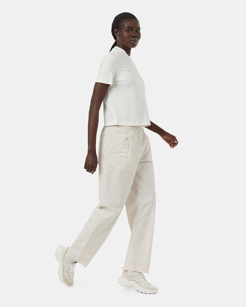 Oatmeal-Ribbed-Crew-Neck-Shortsleeve-T-Shirt