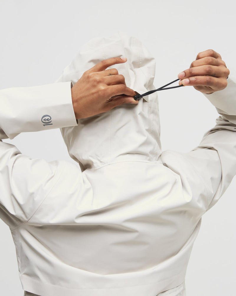 Oatmeal-Womens-Recycled-Polyester-Rain-Jacket