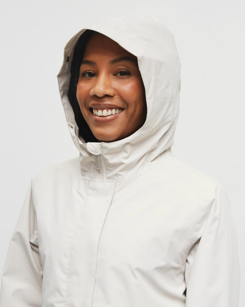 Oatmeal-Womens-Recycled-Polyester-Rain-Jacket