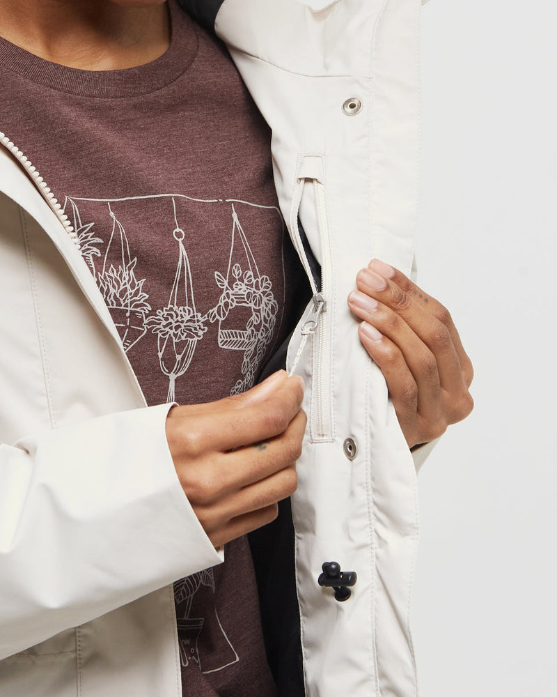 Oatmeal-Womens-Recycled-Polyester-Rain-Jacket