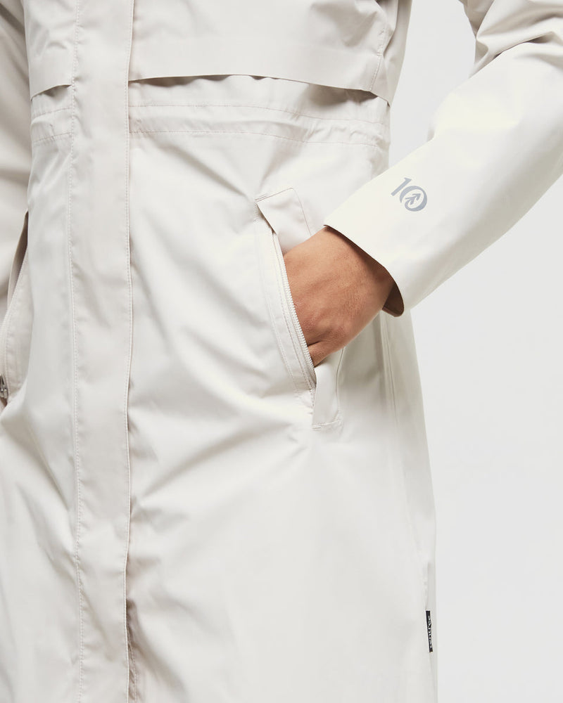 Oatmeal-Womens-Recycled-Polyester-Rain-Jacket