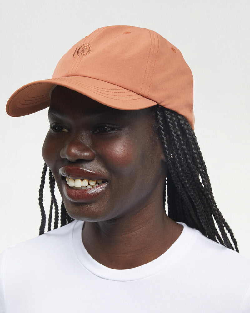 Orange-Recycled-Adjustable-Baseball-Cap
