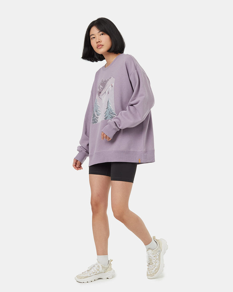 Purple-Organic-Cotton-Graphic-Crew-Neck-Sweatshirt