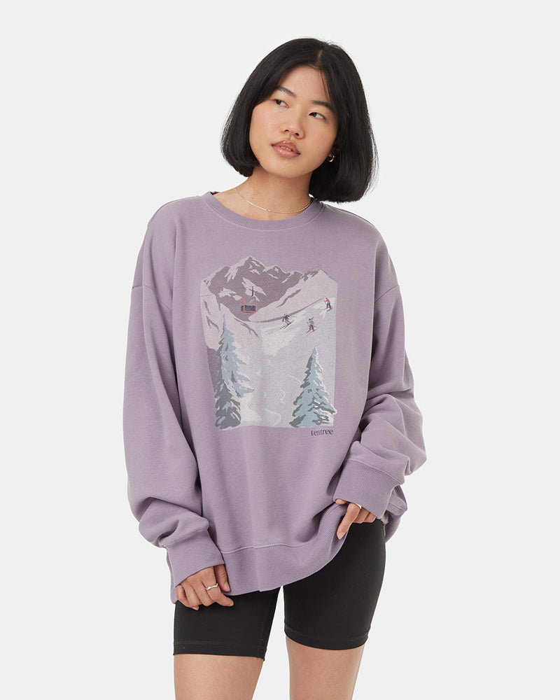 Purple-Organic-Cotton-Graphic-Crew-Neck-Sweatshirt