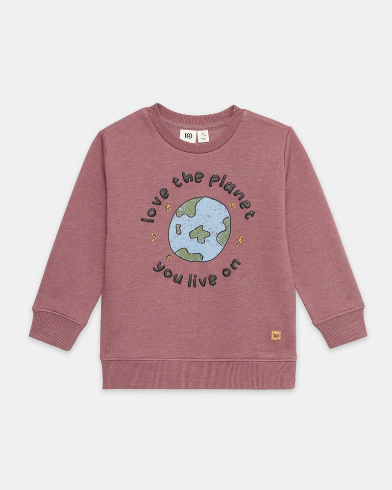 Purple-Organic-Cotton-Ribbed-Collar-Graphic-Sweatshirt