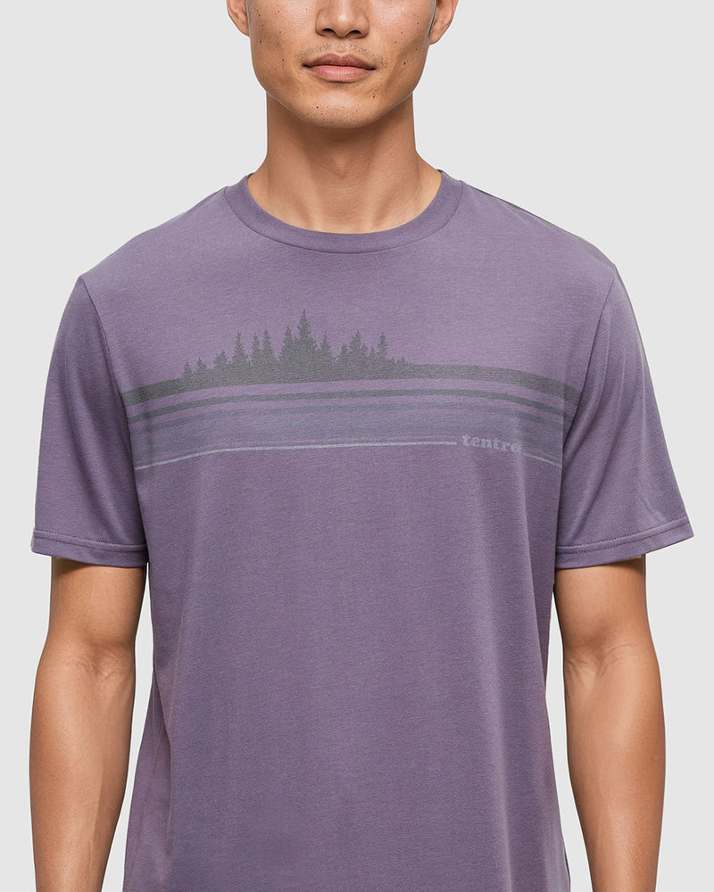 Purple-Printed-Graphic-TreeBlend-T-Shirt