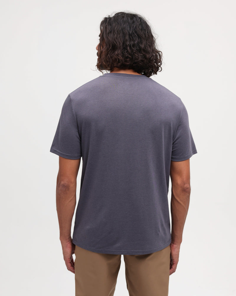 Purple-Printed-Graphic-TreeBlend-T-Shirt