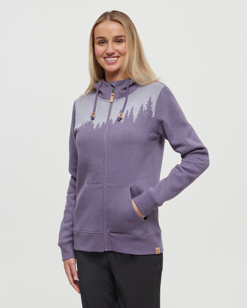 Purple-Regular-Fit-Longsleeve-Zip-Hoodie
