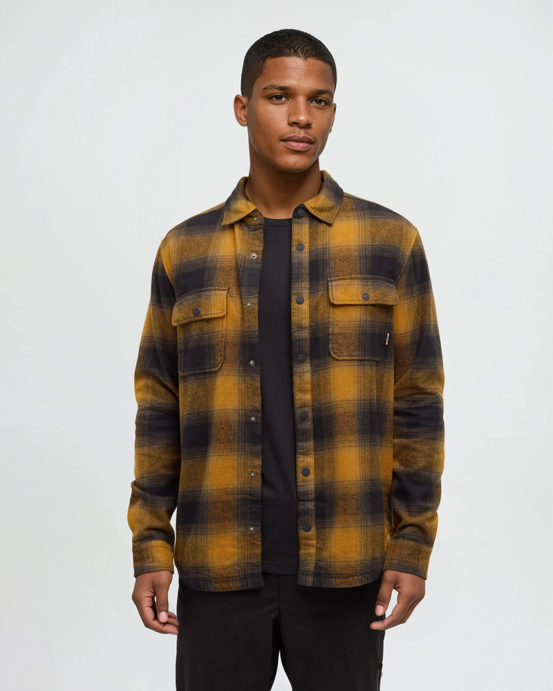 Yellow-Mens-Button-Up-Shirt