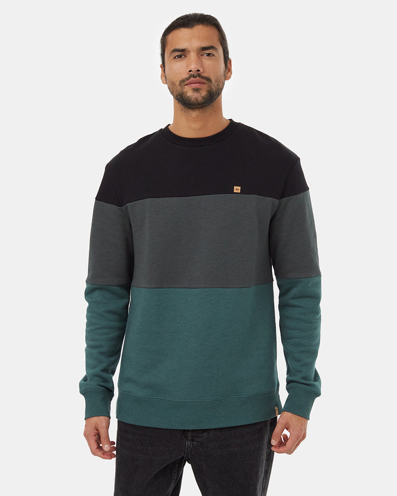 Black-Green-Men_s-Stripe-Colour-Crew-Neck-Sweatshirt