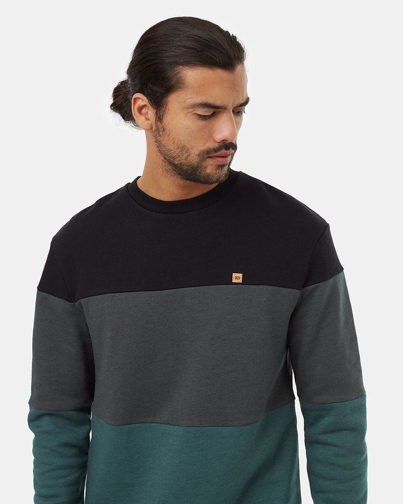 Black-Green-Men_s-Stripe-Colour-Crew-Neck-Sweatshirt