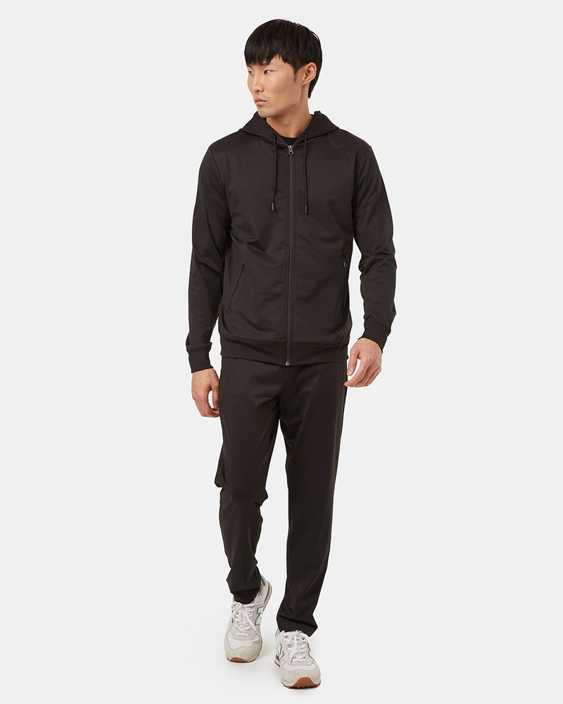 Black-Knit-Zip-Up-Hoodie