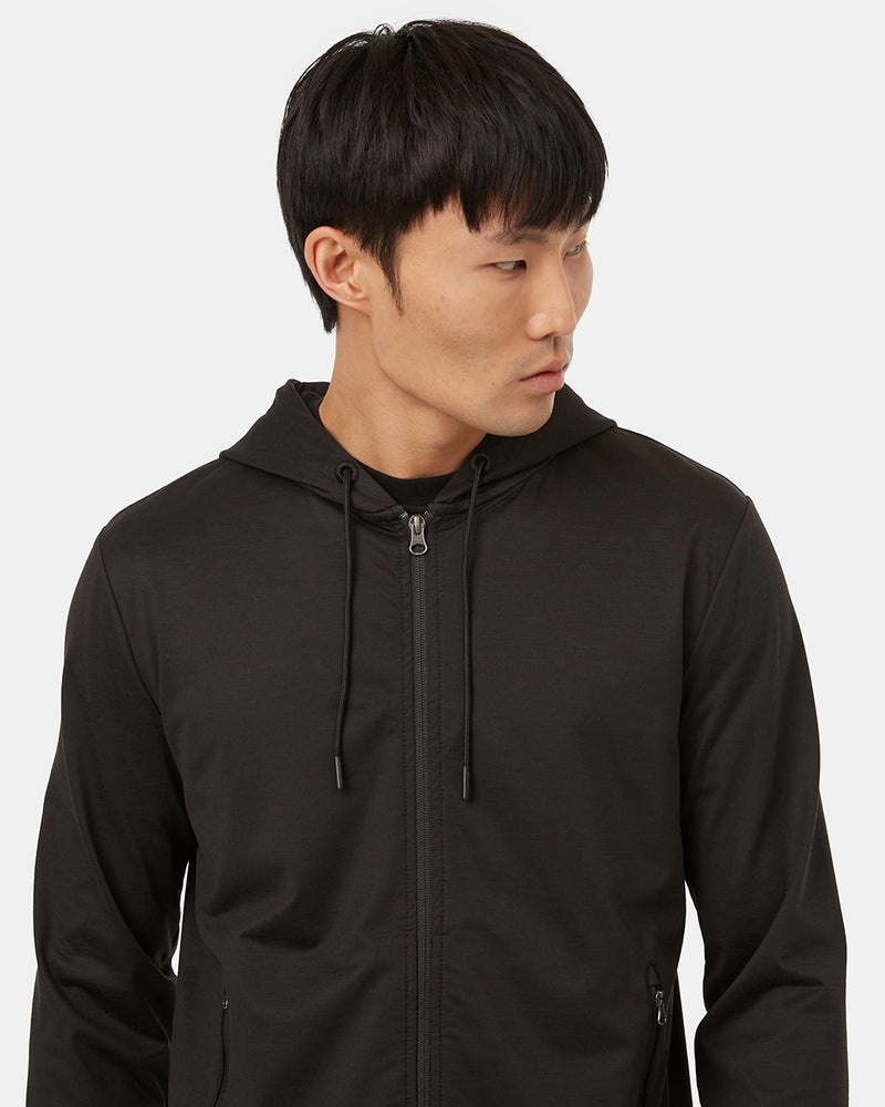 Black-Knit-Zip-Up-Hoodie