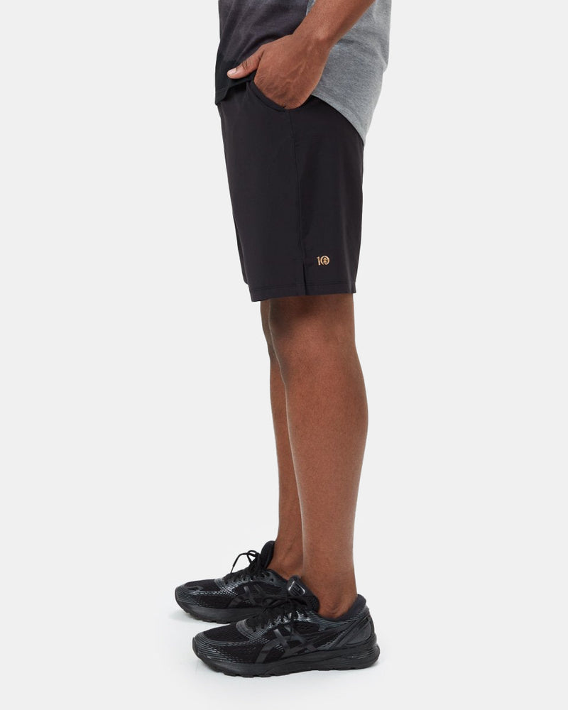 Black Men's Repreve Polyester Sport Shorts