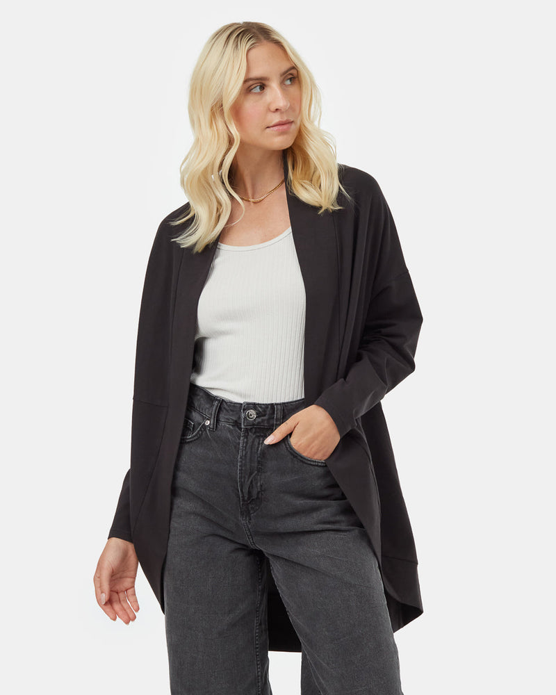 Black-Womens-Organic-Cotton-Cardigan-