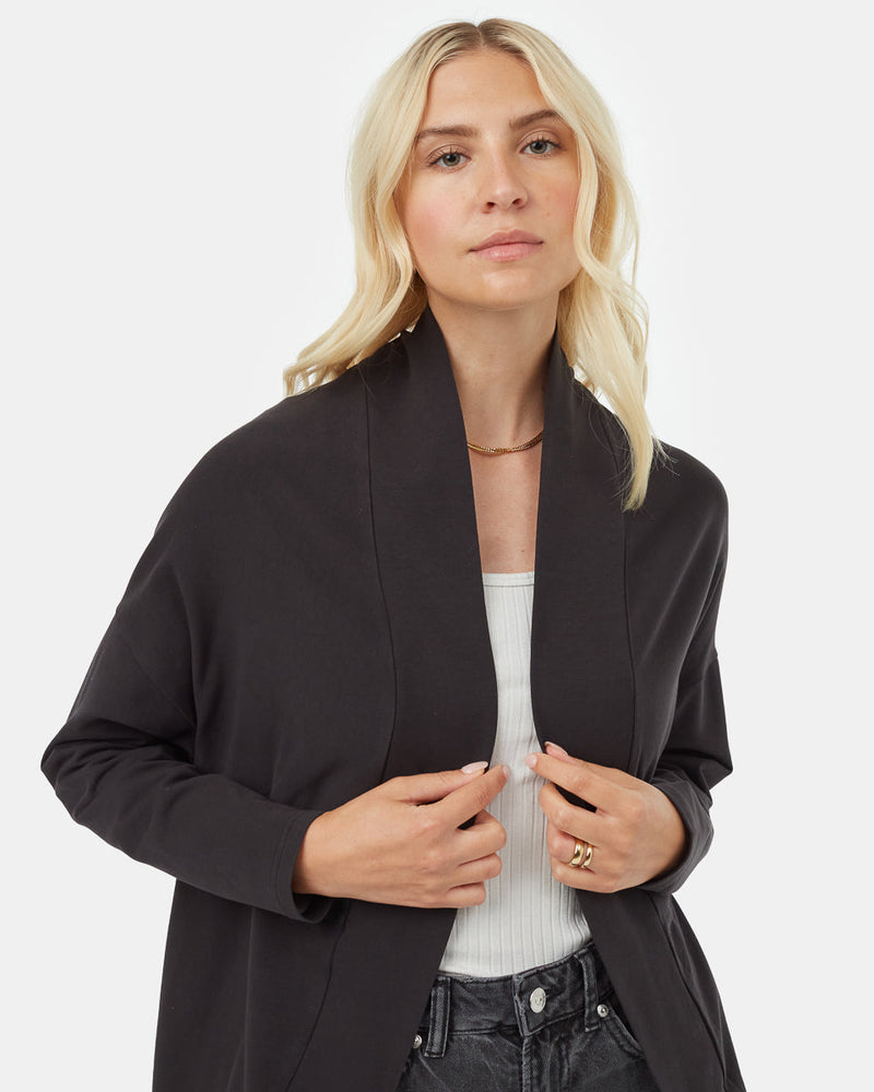 Black-Womens-Organic-Cotton-Cardigan-