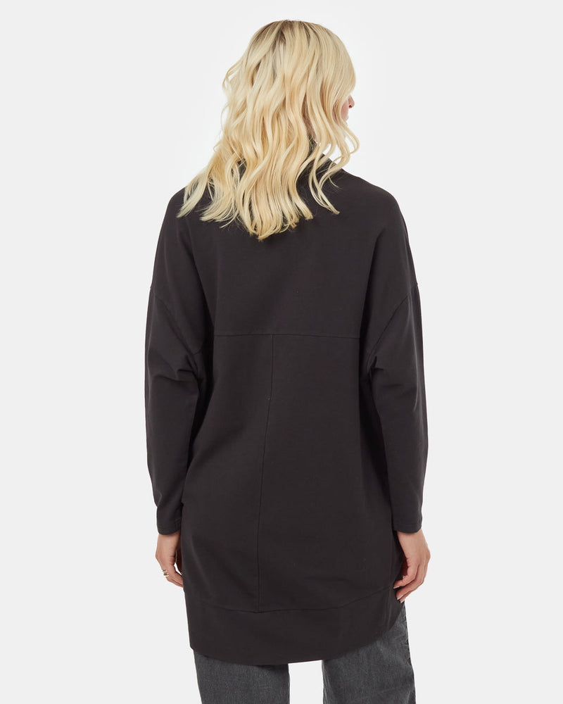 Black-Womens-Organic-Cotton-Cardigan-