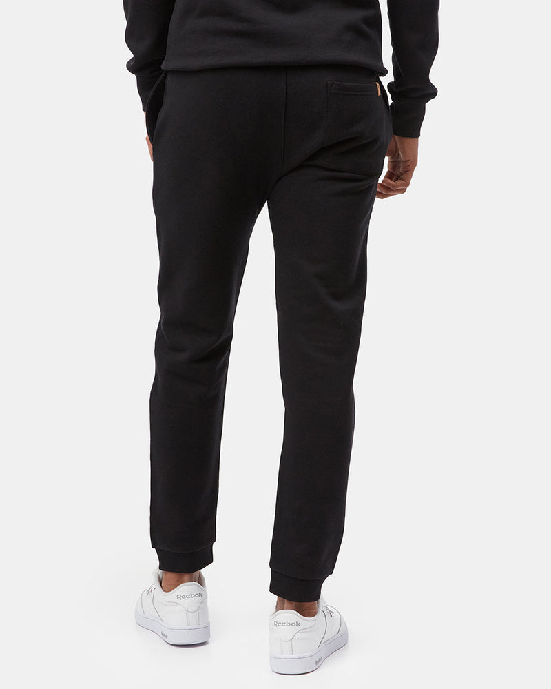 Black Men's Organic Cotton Graphic Sweatpants
