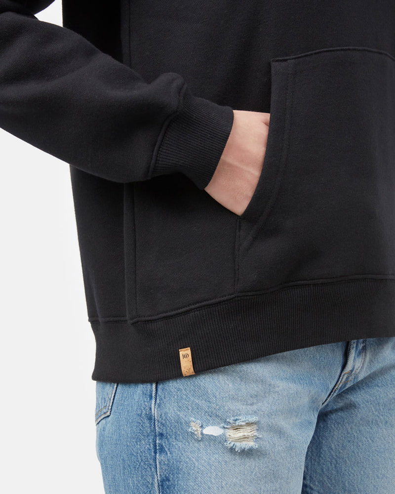 Black Women's Eco-Friendly Pullover Hoodie