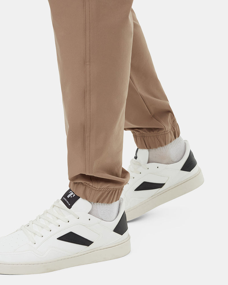 Brown-Mens-Recycled-Polyester-Joggers