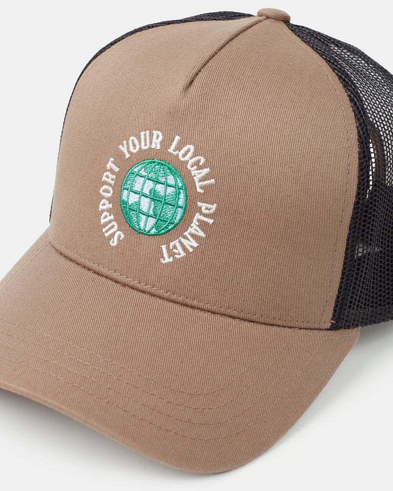 Brown-Mesh-Baseball-Hat