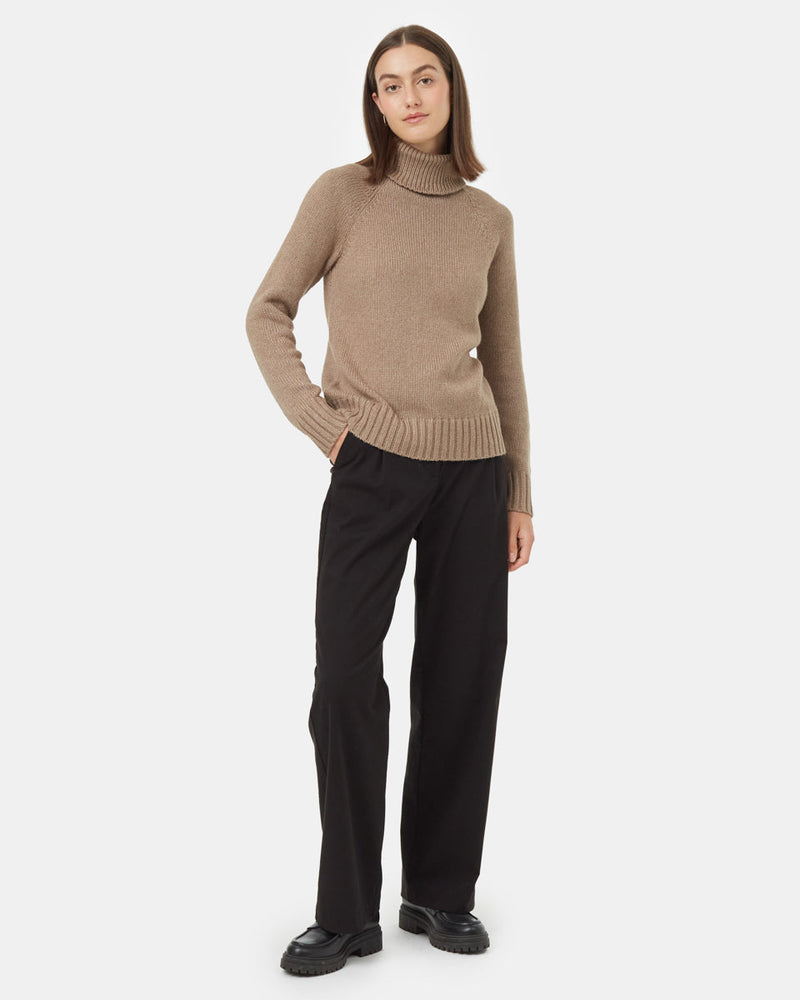 Brown-Women_s-Ribbed-Wool-Turtleneck