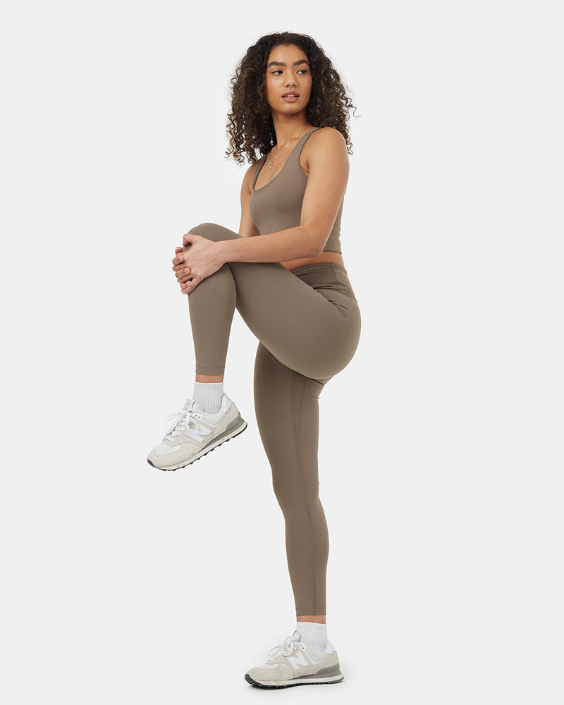 Brown-Womens-High-Waisted-Leggings