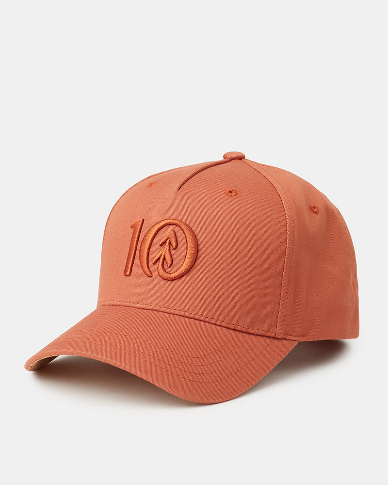 Orange-Adjustable-Cork-Baseball-Cap