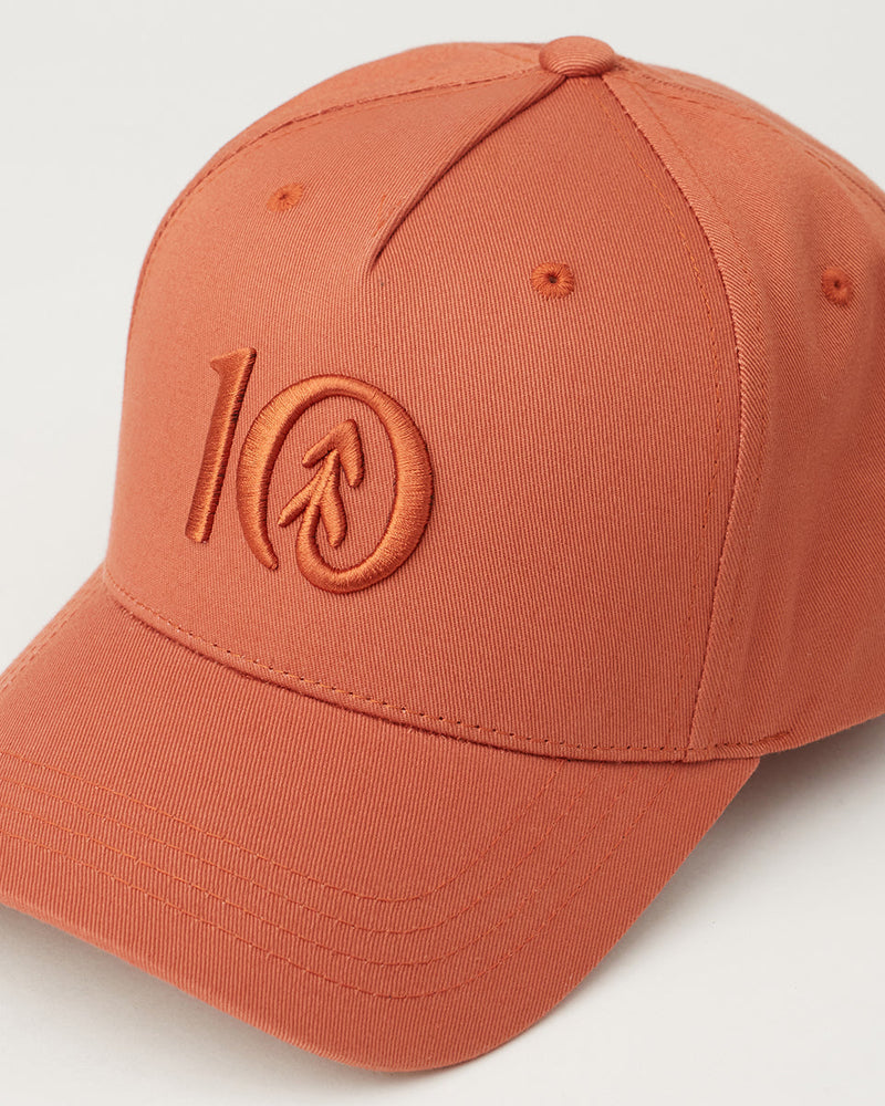 Orange-Adjustable-Cork-Baseball-Cap
