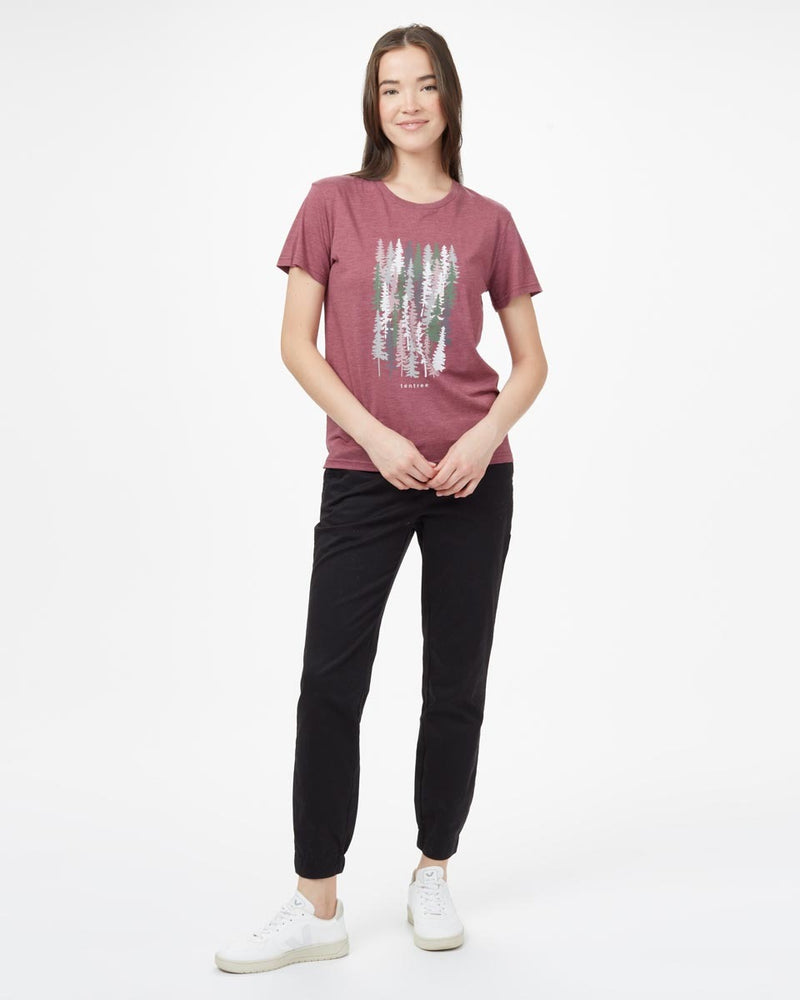 Red-Recycled-Polyester-Graphic-T-Shirt