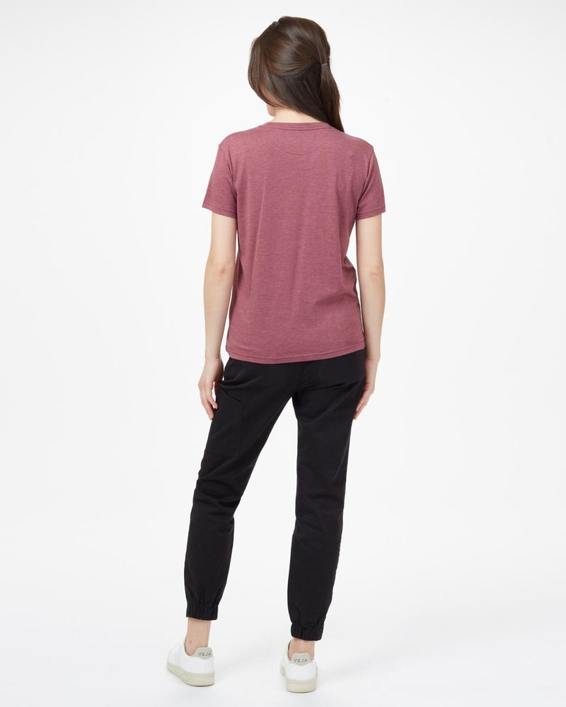 Red-Recycled-Polyester-Graphic-T-Shirt