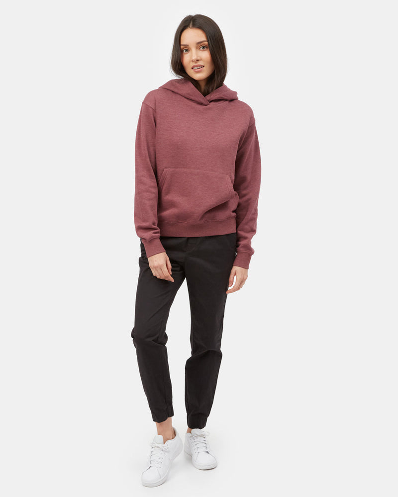 Red Women's Eco-Friendly Pullover Hoodie