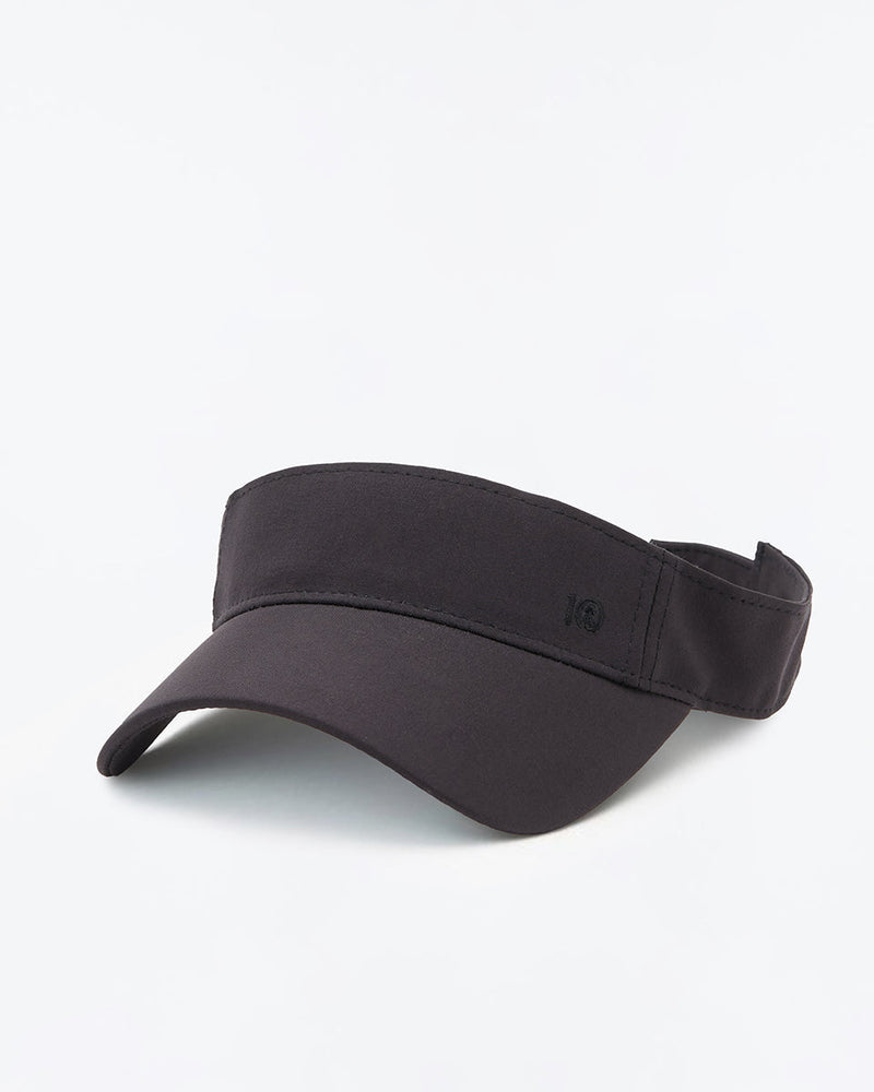 Black Recycled Polyester Sun Visor Hat