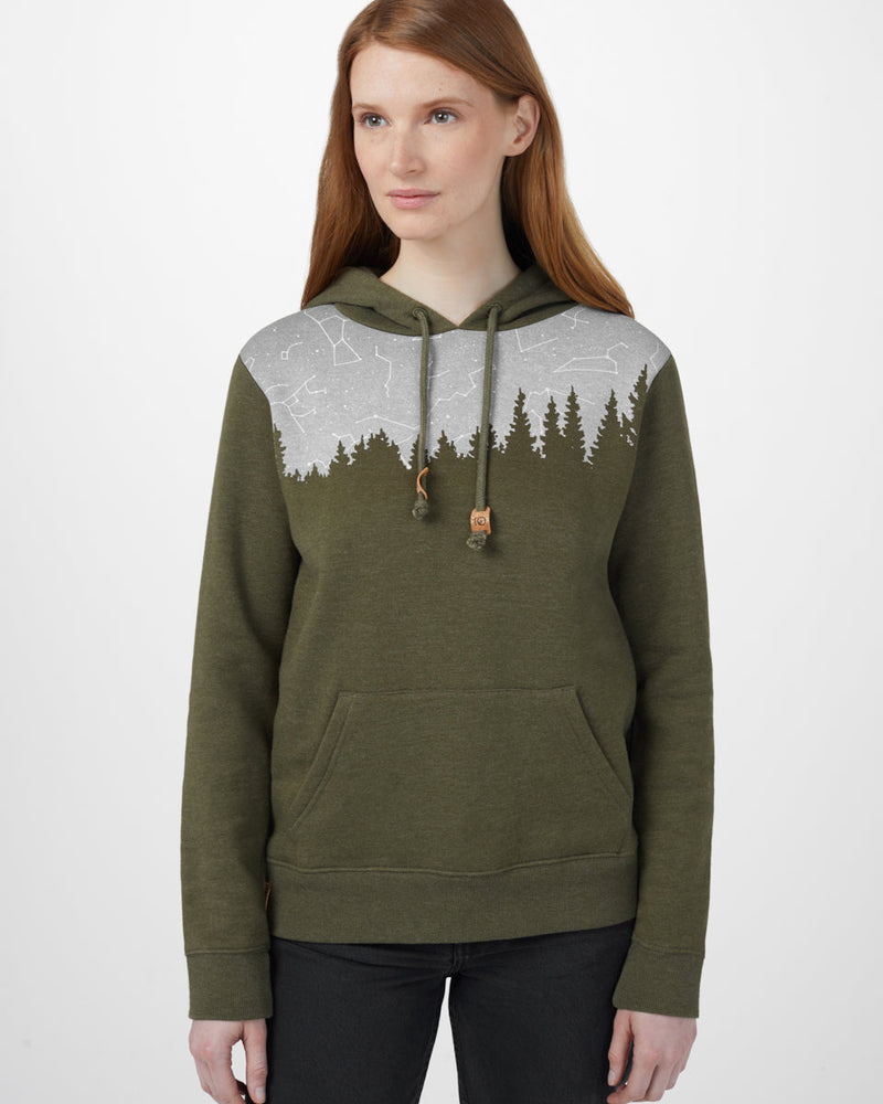 Green Tree Graphic Pullover Hoodie