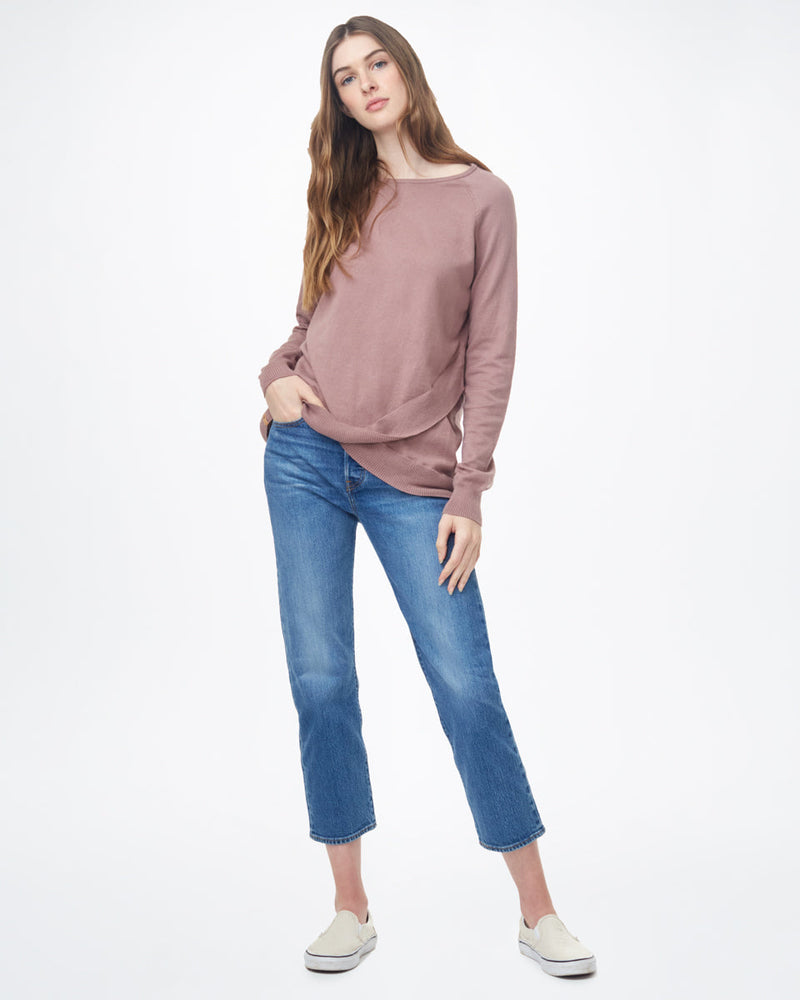 Purple Women's Longsleeve Crossover Jumper