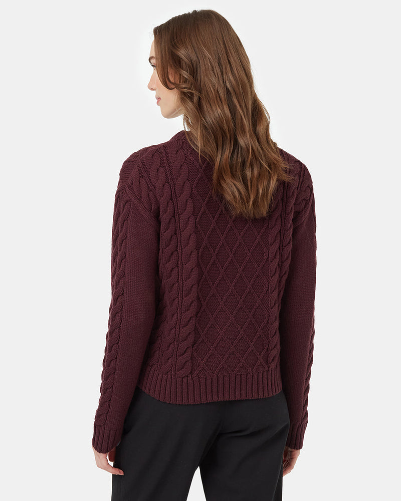 Burgundy-Women_s-Knit-Wool-Ribbed-Jumper