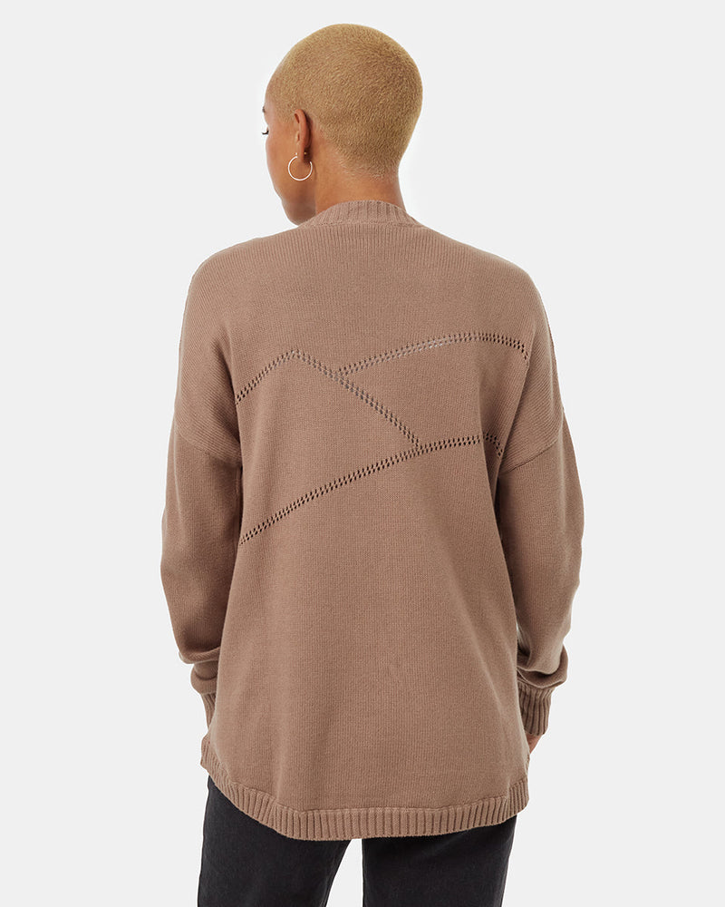 Women's Organic Cotton Knit Cardigan