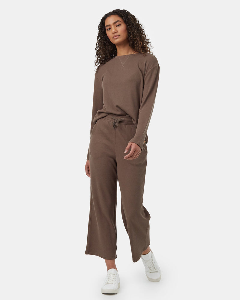 TreeWaffle Cropped Wide Leg