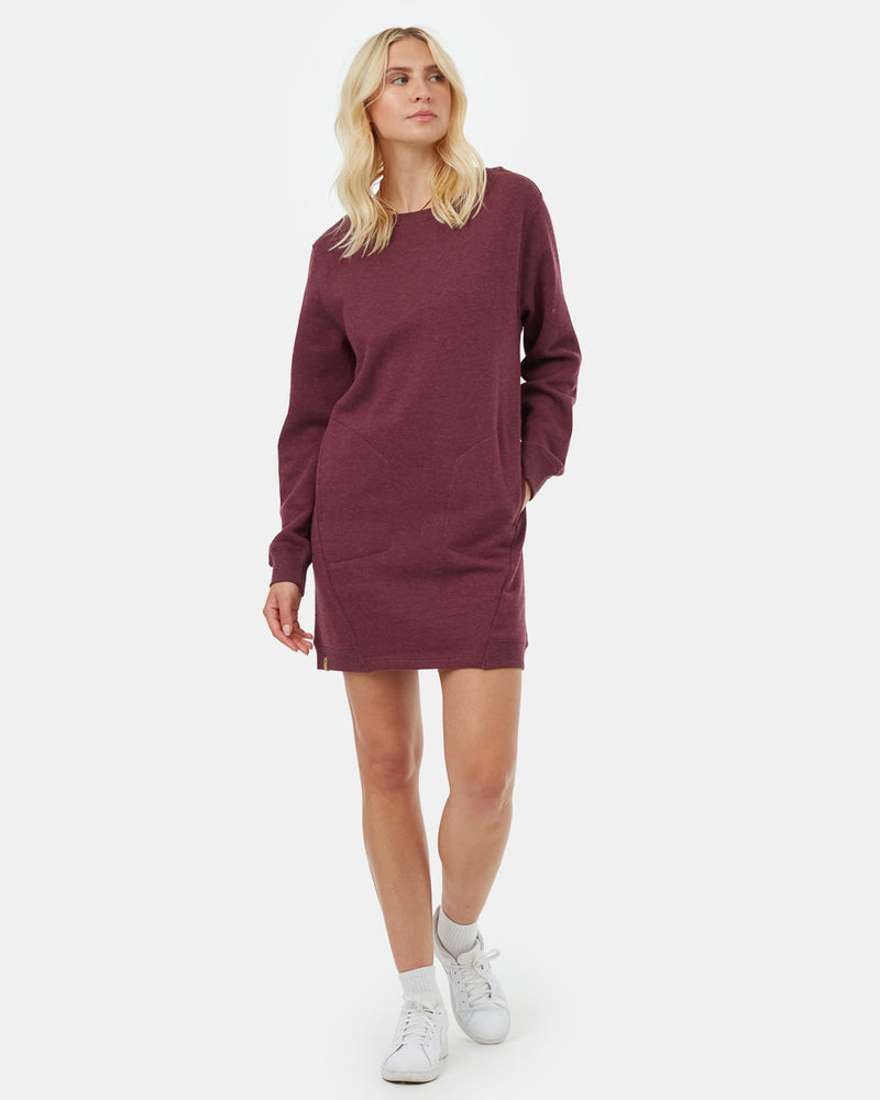 Women's Crew Neck Sweater Dress