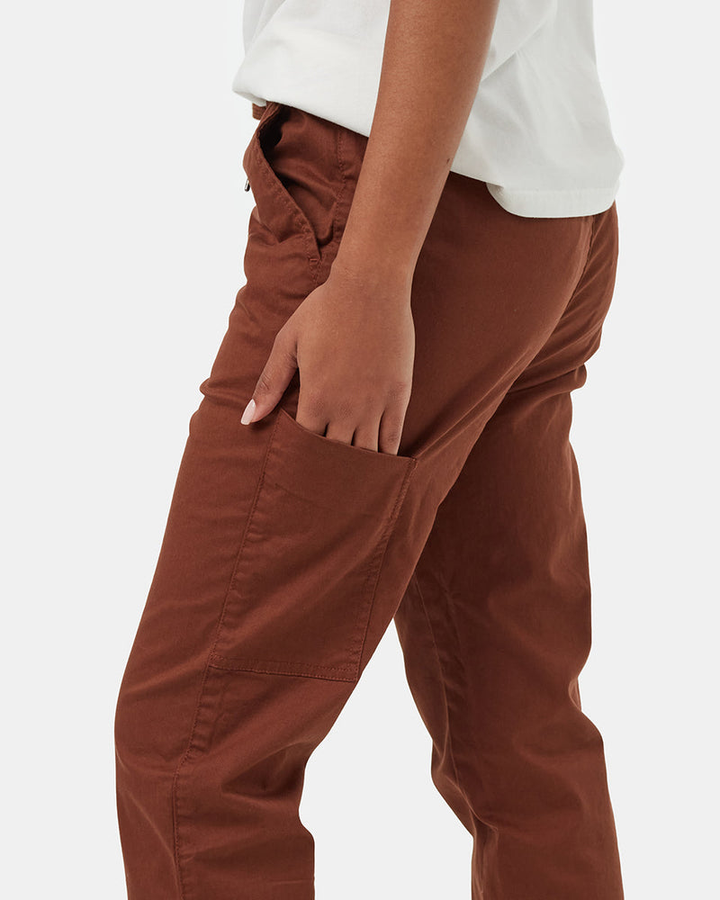 Women's Organic Cotton Joggers_brown